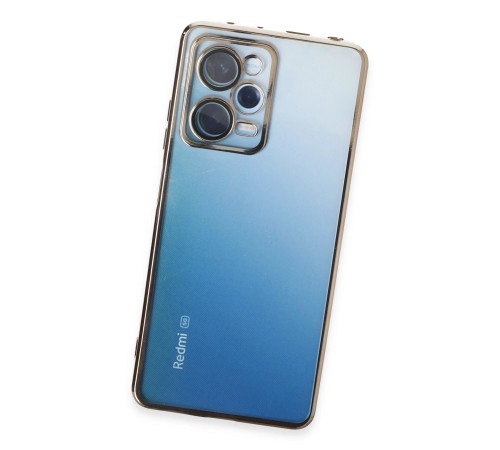 Xiaomi Redmi Note 12 Pro 5G Kılıf Lensli Silikon - Gold