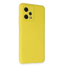 Xiaomi Redmi Note 12 5G Kılıf Nano içi Kadife Silikon - Sarı