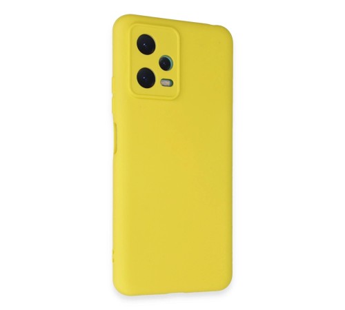 Xiaomi Redmi Note 12 5G Kılıf Nano içi Kadife Silikon - Sarı Xiaomi Redmi Note 12 5G Kılıf Nano içi Kadife Silikon - Sarı
