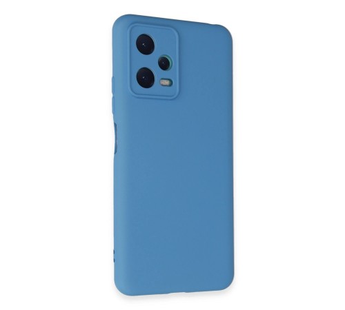 Xiaomi Redmi Note 12 5G Kılıf Nano içi Kadife Silikon - Mavi Xiaomi Redmi Note 12 5G Kılıf Nano içi Kadife Silikon - Mavi