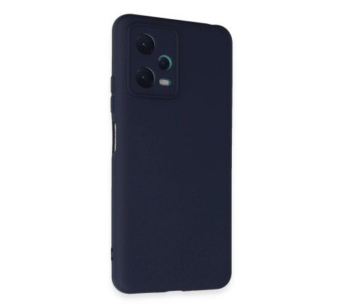 Xiaomi Redmi Note 12 5G Kılıf Nano içi Kadife Silikon - Lacivert Xiaomi Redmi Note 12 5G Kılıf Nano içi Kadife Silikon - Lacivert