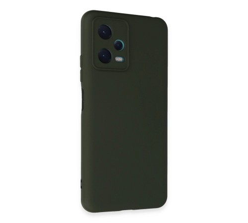 Xiaomi Redmi Note 12 5G Kılıf Nano içi Kadife Silikon - Koyu Yeşil Xiaomi Redmi Note 12 5G Kılıf Nano içi Kadife Silikon - Koyu Yeşil