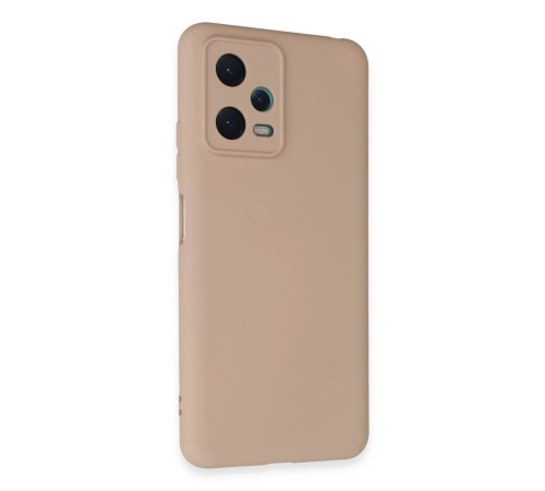 Xiaomi Redmi Note 12 5G Kılıf Nano içi Kadife Silikon - Pudra Xiaomi Redmi Note 12 5G Kılıf Nano içi Kadife Silikon - Pudra