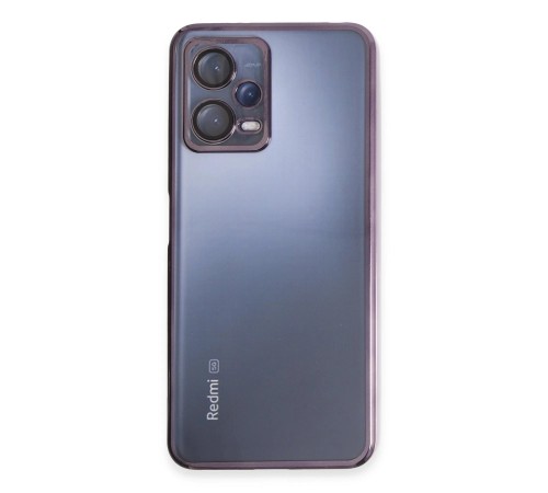 Xiaomi Redmi Note 12 5G Kılıf Lensli Silikon - Mor Xiaomi Redmi Note 12 5G Kılıf Lensli Silikon - Mor