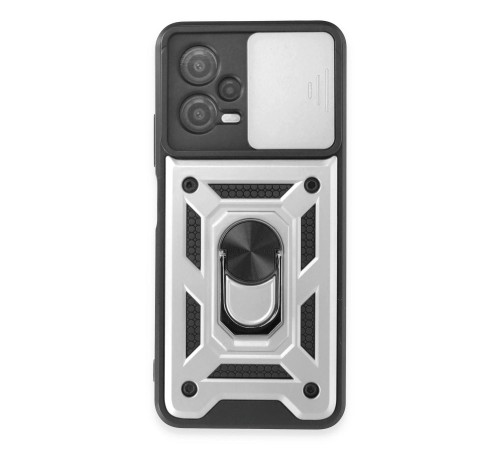 Xiaomi Redmi Note 12 5G Kılıf Pars Lens Yüzüklü Silikon - Gümüş Xiaomi Redmi Note 12 5G Kılıf Pars Lens Yüzüklü Silikon - Gümüş