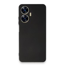 Realme C55 Kılıf First Silikon - Siyah