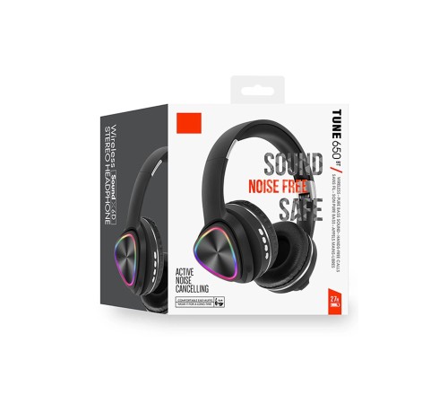 Karler Bass Tune 650 BT RGB Kablosuz Kafaüstü Kulaklık - Siyah Karler Bass Tune 650 BT RGB Kablosuz Kafaüstü Kulaklık - Siyah