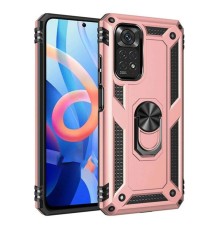 Xiaomi Redmi Note 12S Kılıf Sofya Yüzüklü Silikon Kapak - Rose