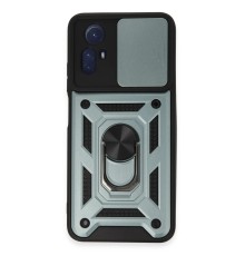 Xiaomi Redmi Note 12S Kılıf Pars Lens Yüzüklü Silikon - Yeşil