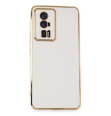 Xiaomi Poco F5 Pro Kılıf Volet Silikon - Beyaz