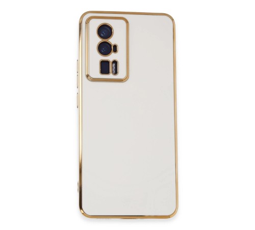 Xiaomi Poco F5 Pro Kılıf Volet Silikon - Beyaz Xiaomi Poco F5 Pro Kılıf Volet Silikon - Beyaz