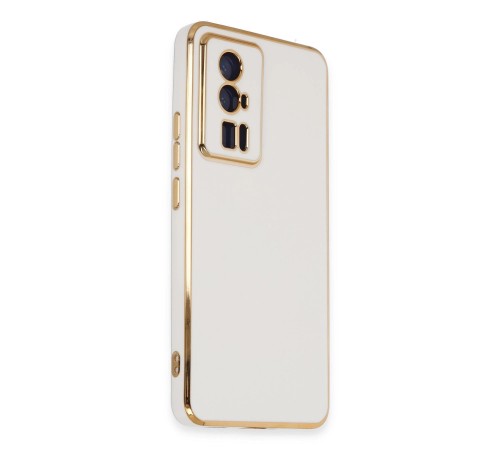 Xiaomi Poco F5 Pro Kılıf Volet Silikon - Beyaz Xiaomi Poco F5 Pro Kılıf Volet Silikon - Beyaz