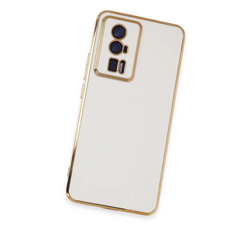 Xiaomi Poco F5 Pro Kılıf Volet Silikon - Beyaz Xiaomi Poco F5 Pro Kılıf Volet Silikon - Beyaz