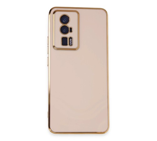 Xiaomi Poco F5 Pro Kılıf Volet Silikon - Pembe Xiaomi Poco F5 Pro Kılıf Volet Silikon - Pembe