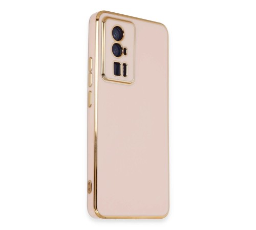 Xiaomi Poco F5 Pro Kılıf Volet Silikon - Pembe Xiaomi Poco F5 Pro Kılıf Volet Silikon - Pembe