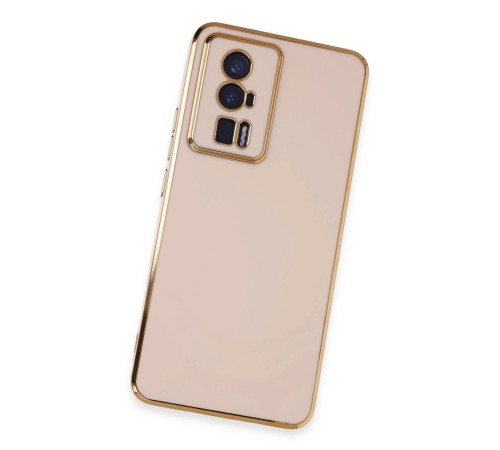 Xiaomi Poco F5 Pro Kılıf Volet Silikon - Pembe Xiaomi Poco F5 Pro Kılıf Volet Silikon - Pembe