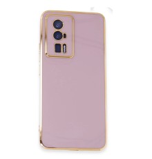 Xiaomi Poco F5 Pro Kılıf Volet Silikon - Mor