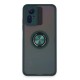 Xiaomi Redmi Note 12S Kılıf Montreal Yüzüklü Silikon Kapak - Yeşil