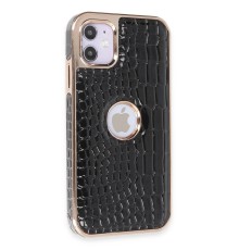 iPhone 11 Kılıf Snake Kapak - Siyah