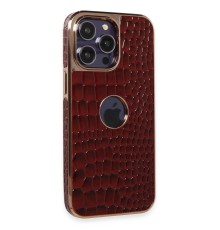 iPhone 13 Pro Max Kılıf Snake Kapak - Bordo