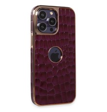 iPhone 13 Pro Max Kılıf Snake Kapak - Derin Mor
