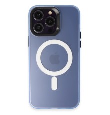 iPhone 13 Pro Max Kılıf Mateks Magsafe Kapak - Sierra Blue