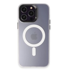 iPhone 13 Pro Max Kılıf Mateks Magsafe Kapak - Beyaz