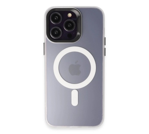 iPhone 13 Pro Max Kılıf Mateks Magsafe Kapak - Beyaz iPhone 13 Pro Max Kılıf Mateks Magsafe Kapak - Beyaz