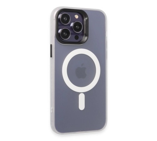 iPhone 13 Pro Max Kılıf Mateks Magsafe Kapak - Beyaz iPhone 13 Pro Max Kılıf Mateks Magsafe Kapak - Beyaz