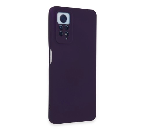 Xiaomi Redmi Note 12 Pro 4G Kılıf Nano içi Kadife Silikon - Mor Xiaomi Redmi Note 12 Pro 4G Kılıf Nano içi Kadife Silikon - Mor