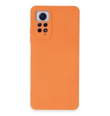 Xiaomi Redmi Note 12 Pro 4G Kılıf Nano içi Kadife Silikon - Turuncu