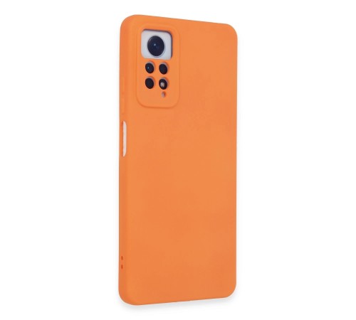 Xiaomi Redmi Note 12 Pro 4G Kılıf Nano içi Kadife Silikon - Turuncu Xiaomi Redmi Note 12 Pro 4G Kılıf Nano içi Kadife Silikon - Turuncu