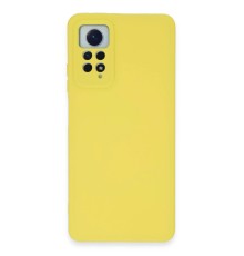 Xiaomi Redmi Note 12 Pro 4G Kılıf Nano içi Kadife Silikon - Sarı