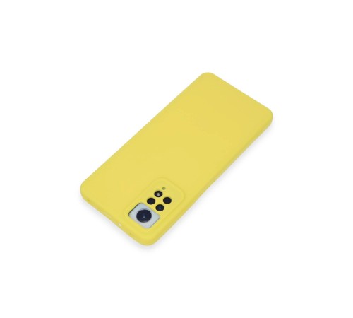 Xiaomi Redmi Note 12 Pro 4G Kılıf Nano içi Kadife Silikon - Sarı Xiaomi Redmi Note 12 Pro 4G Kılıf Nano içi Kadife Silikon - Sarı