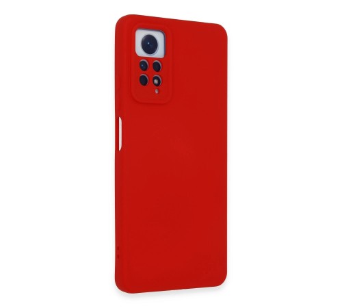 Xiaomi Redmi Note 12 Pro 4G Kılıf Nano içi Kadife Silikon - Kırmızı Xiaomi Redmi Note 12 Pro 4G Kılıf Nano içi Kadife Silikon - Kırmızı