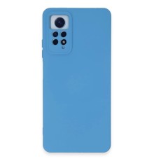 Xiaomi Redmi Note 12 Pro 4G Kılıf Nano içi Kadife Silikon - Mavi