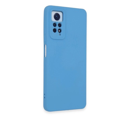 Xiaomi Redmi Note 12 Pro 4G Kılıf Nano içi Kadife Silikon - Mavi Xiaomi Redmi Note 12 Pro 4G Kılıf Nano içi Kadife Silikon - Mavi
