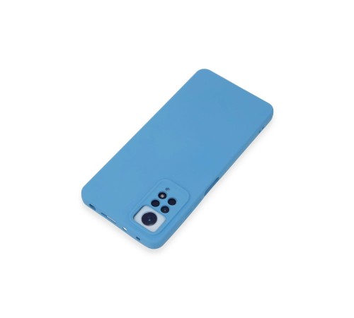 Xiaomi Redmi Note 12 Pro 4G Kılıf Nano içi Kadife Silikon - Mavi Xiaomi Redmi Note 12 Pro 4G Kılıf Nano içi Kadife Silikon - Mavi