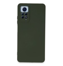Xiaomi Redmi Note 12 Pro 4G Kılıf Nano içi Kadife Silikon - Koyu Yeşil