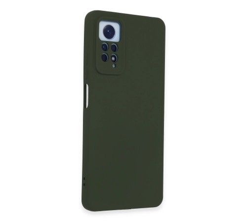Xiaomi Redmi Note 12 Pro 4G Kılıf Nano içi Kadife Silikon - Koyu Yeşil Xiaomi Redmi Note 12 Pro 4G Kılıf Nano içi Kadife Silikon - Koyu Yeşil