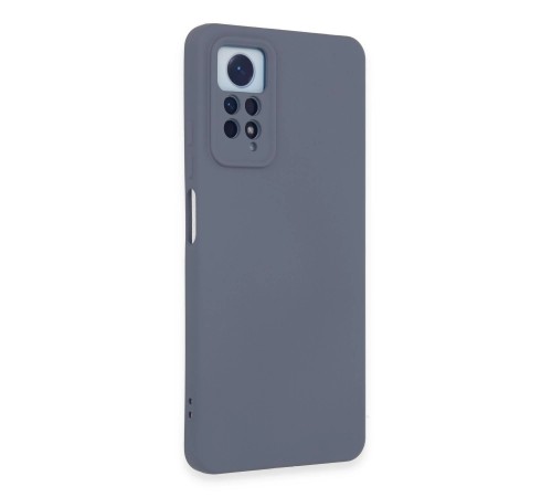 Xiaomi Redmi Note 12 Pro 4G Kılıf Nano içi Kadife Silikon - Gri Xiaomi Redmi Note 12 Pro 4G Kılıf Nano içi Kadife Silikon - Gri