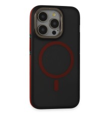 iPhone 14 Pro Max Kılıf Rocky Magsafe Kapak - Siyah-Kırmızı