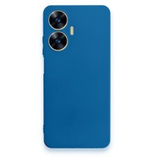 Realme C55 Kılıf First Silikon - Mavi