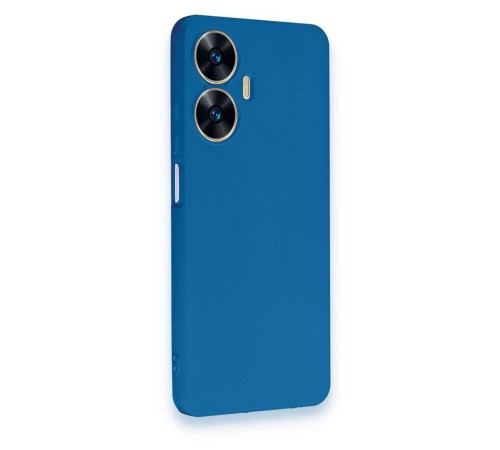 Realme C55 Kılıf First Silikon - Mavi Realme C55 Kılıf First Silikon - Mavi