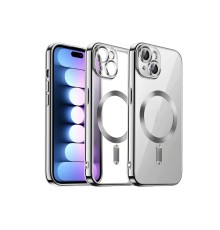 iPhone 15 Kılıf Kross Magneticsafe Kapak - Gümüş