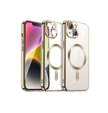 iPhone 15 Kılıf Kross Magneticsafe Kapak - Gold
