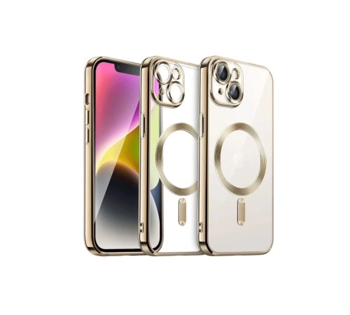 iPhone 15 Kılıf Kross Magneticsafe Kapak - Gold iPhone 15 Kılıf Kross Magneticsafe Kapak - Gold