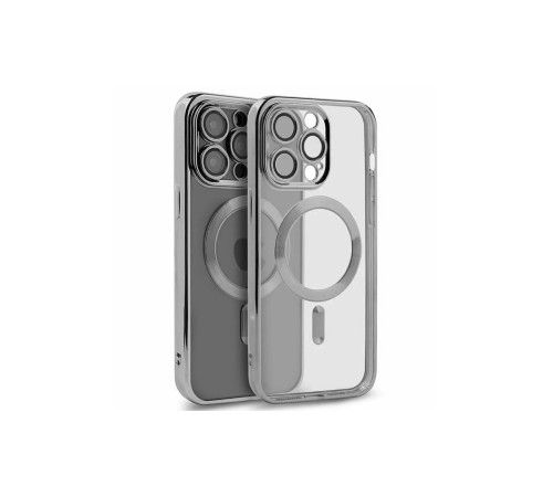iPhone 15 Pro Kılıf Kross Magneticsafe Kapak - Gümüş