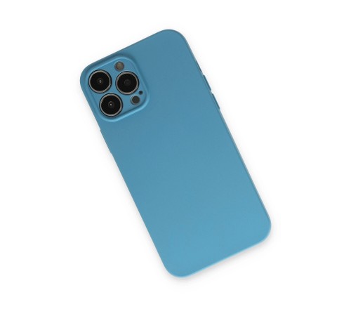 iPhone 15 Pro Max Kılıf Nano içi Kadife Silikon - Mavi iPhone 15 Pro Max Kılıf Nano içi Kadife Silikon - Mavi