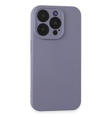 iPhone 15 Pro Max Kılıf Nano içi Kadife Silikon - Lila